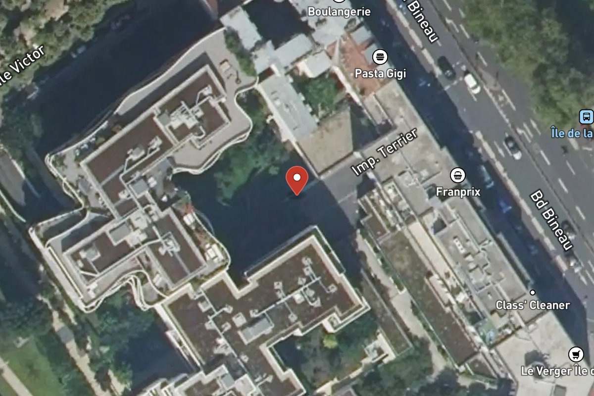 Vue satellite — 4 Impasse Terrier