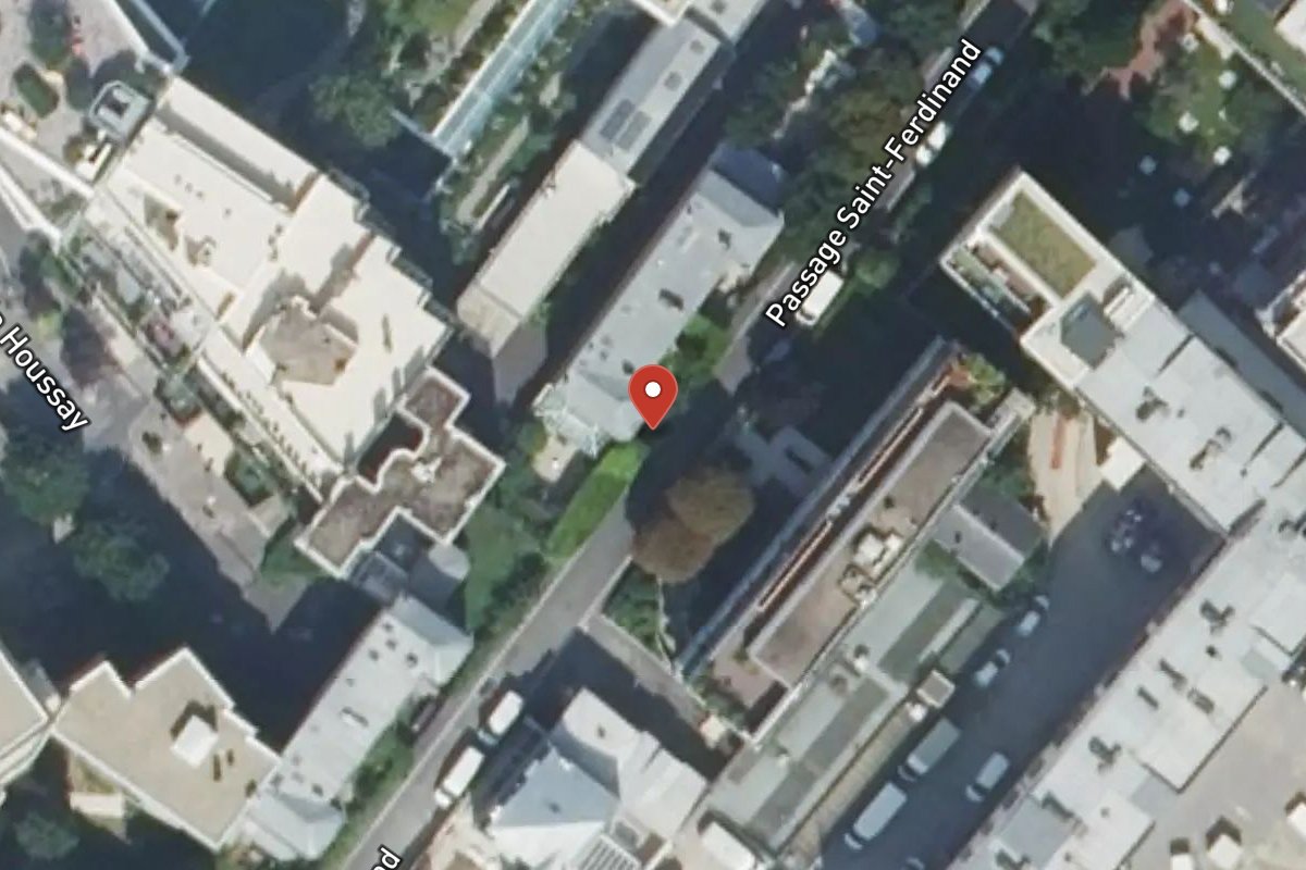 Vue satellite — 4 Passage Saint - Ferdinand