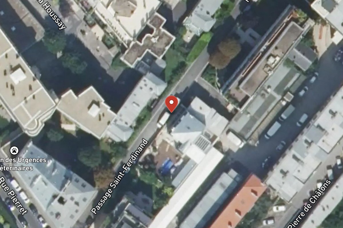 Vue satellite — 5 Passage Saint - Ferdinand