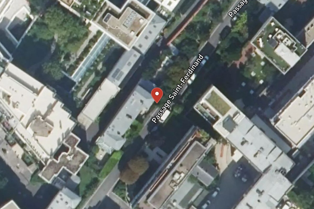 Vue satellite — 6 Passage Saint - Ferdinand