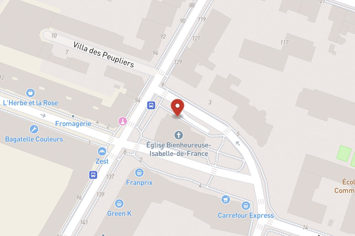 Plan de situation — 1BIS Place de Bagatelle