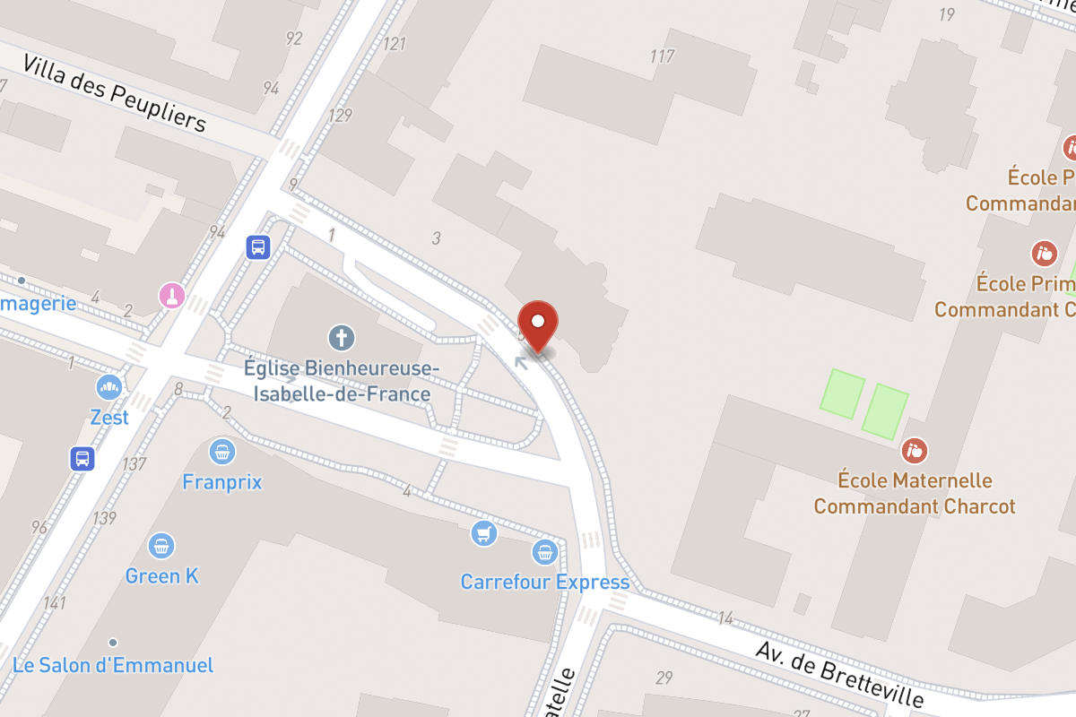 Plan de situation — 5BIS Place de Bagatelle