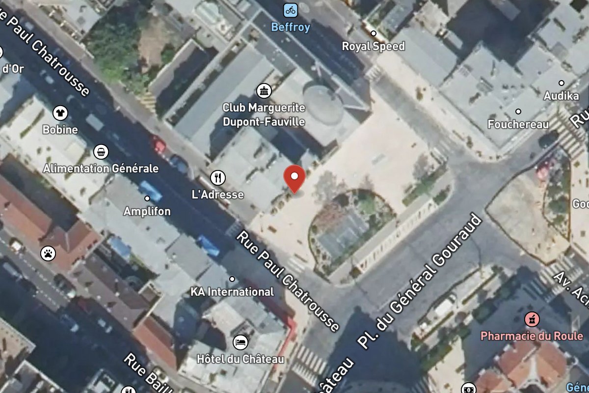 Vue satellite — 5 Place du Général Gouraud