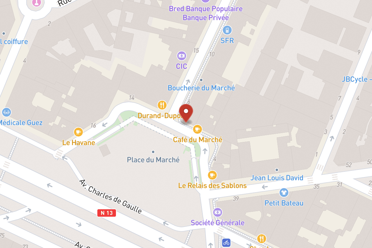 Plan de situation — 12 Place du Marché