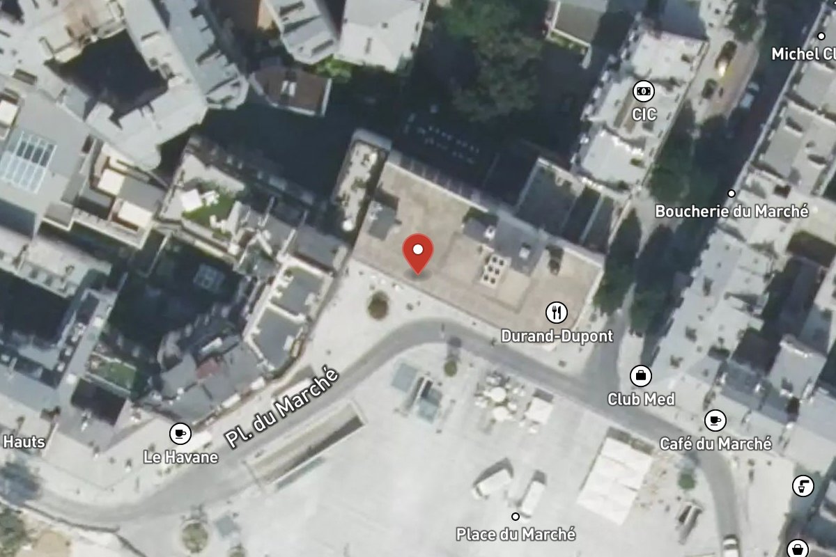 Vue satellite — 14 Place du Marché
