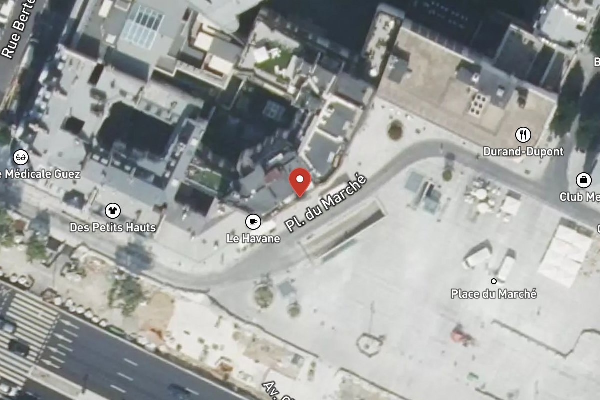 Vue satellite — 16 Place du Marché