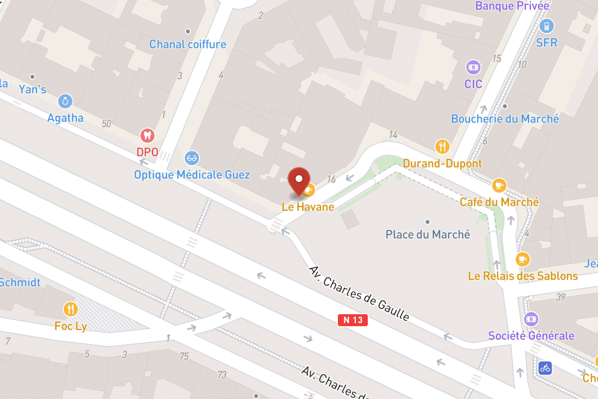 Plan de situation — 18 Place du Marché