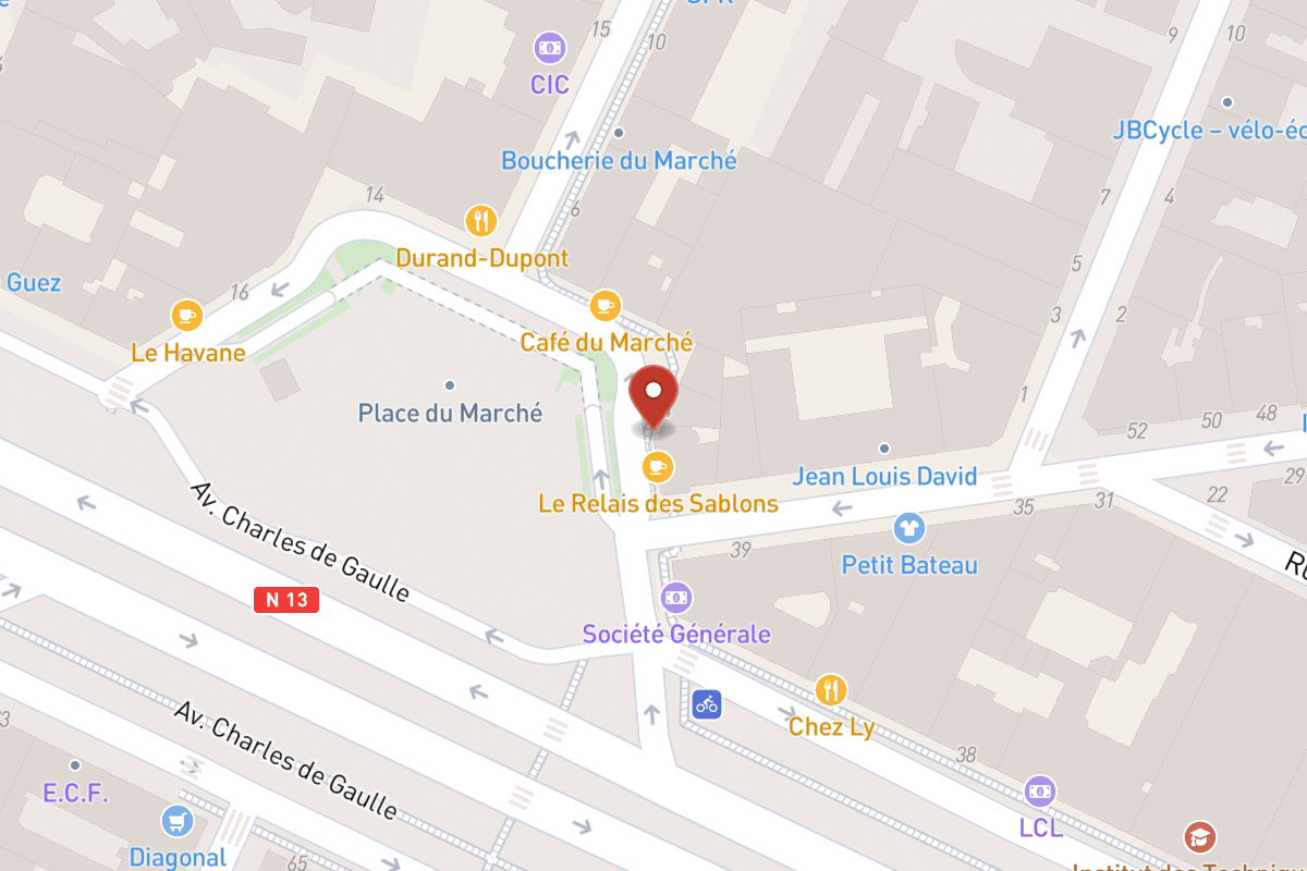 Plan de situation — 2 Place du Marché