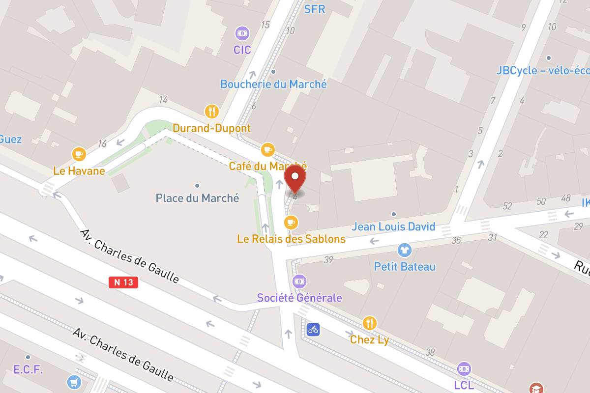 Plan de situation — 4 Place du Marché