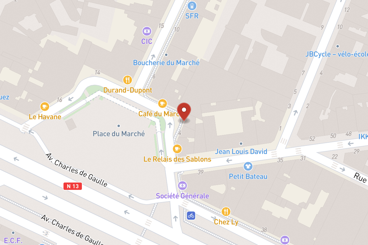 Plan de situation — 6 Place du Marché