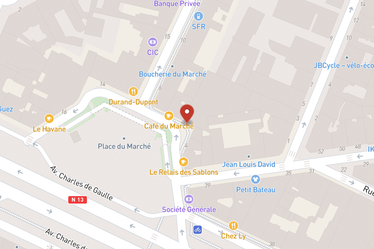 Plan de situation — 8 Place du Marché