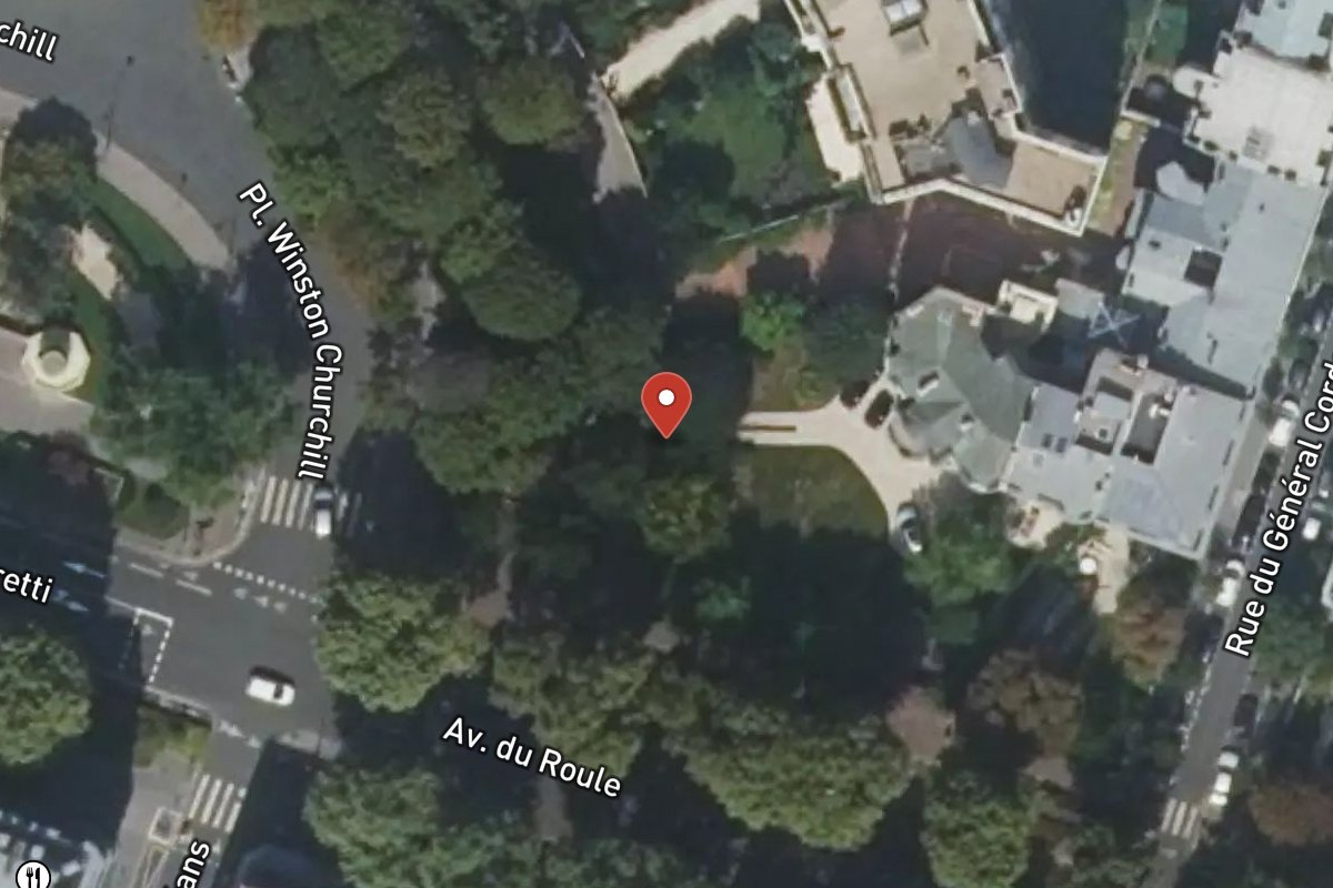 Vue satellite — 2 Place Winston Churchill