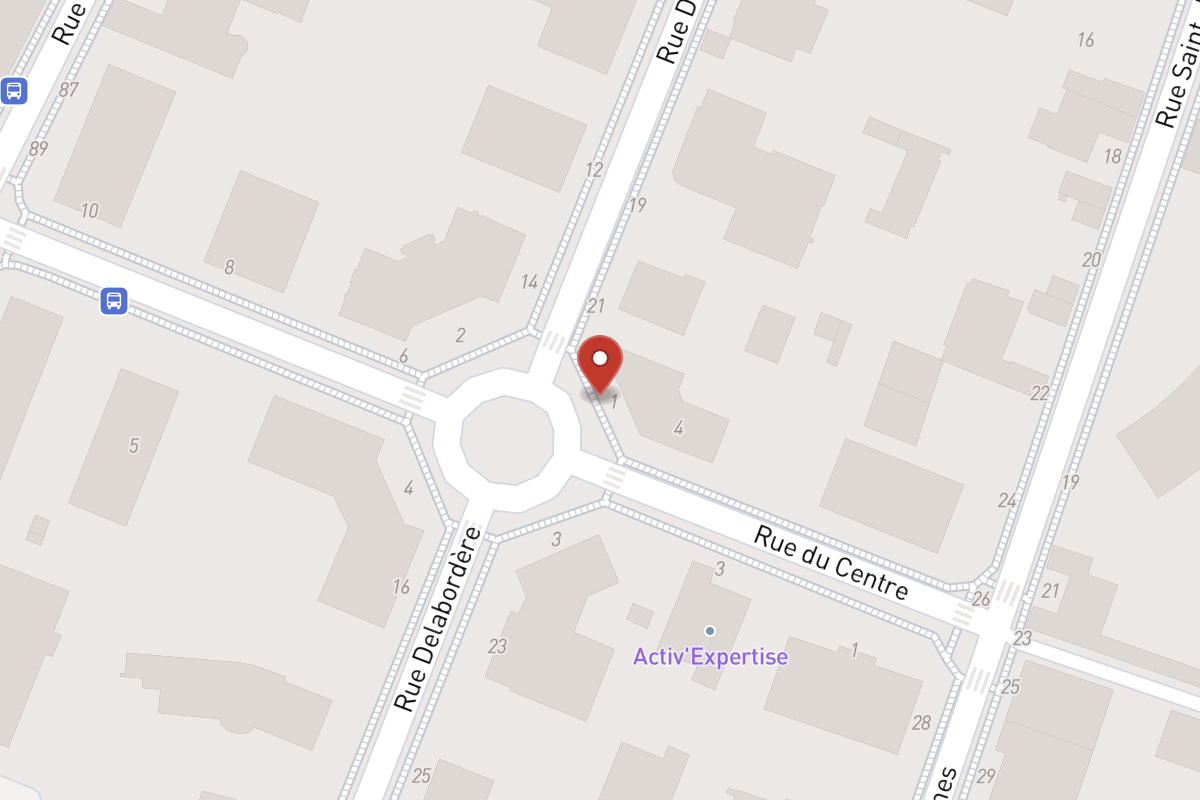 Plan de situation — 1 Rond-point Saint-james