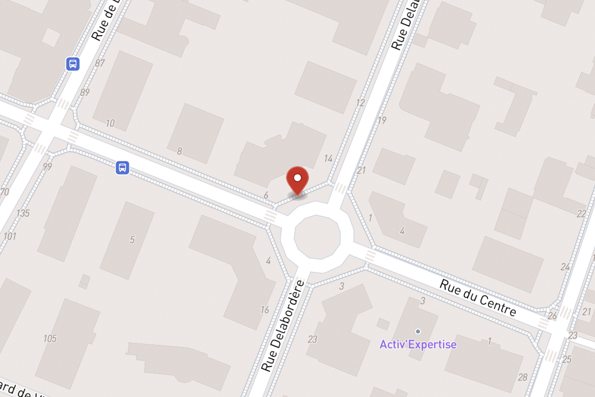 Plan de situation — 2 Rond-point Saint-james