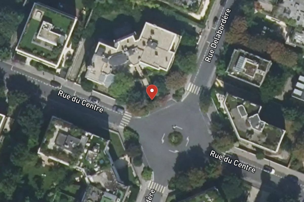 Vue satellite — 2 Rond-point Saint-james