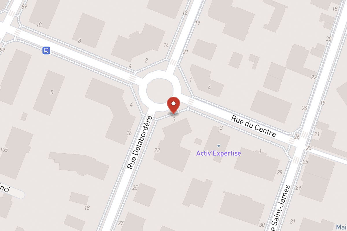 Plan de situation — 3 Rond-point Saint-james