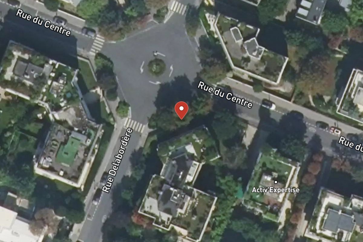Vue satellite — 3 Rond-point Saint-james