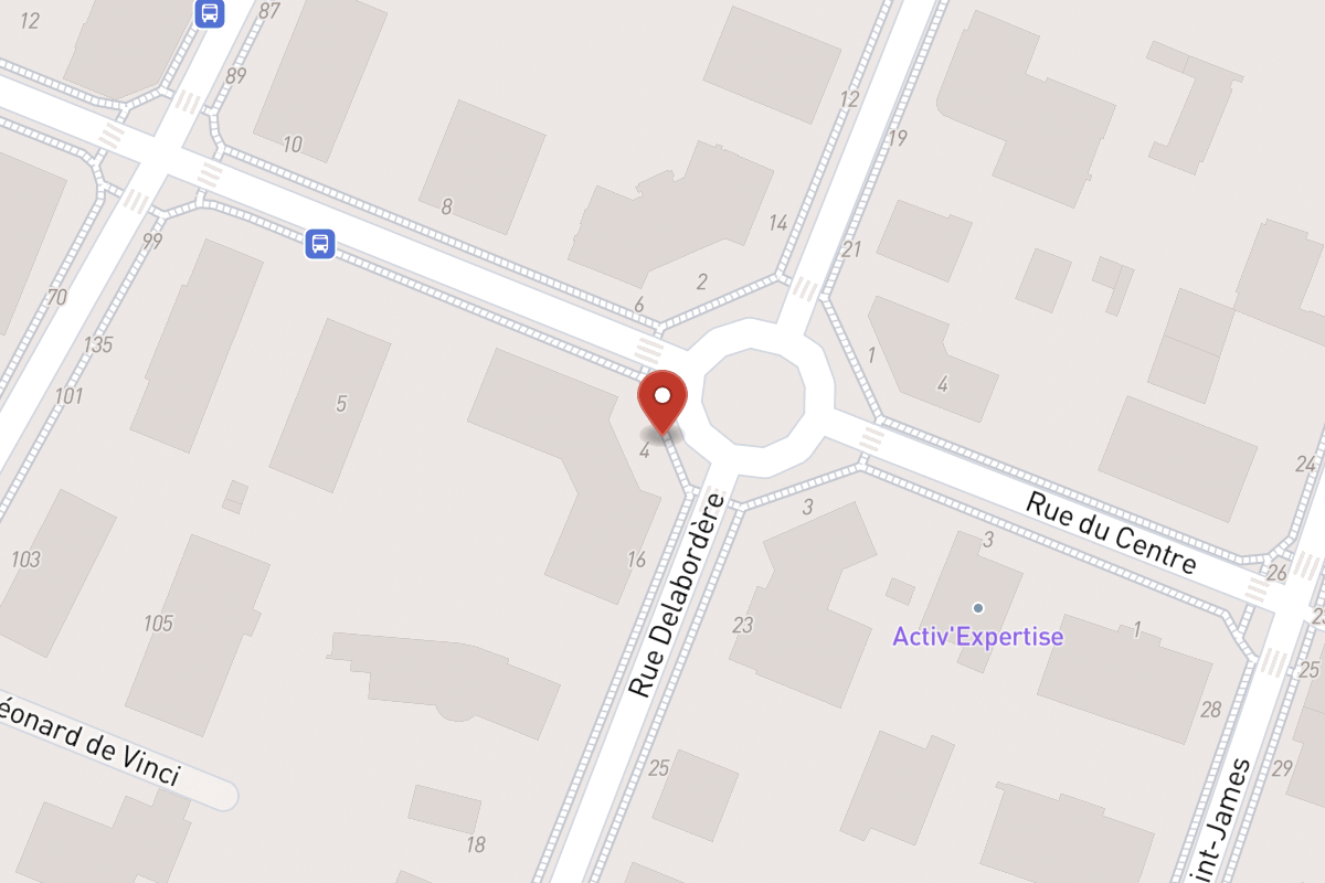 Plan de situation — 4 Rond-point Saint-james