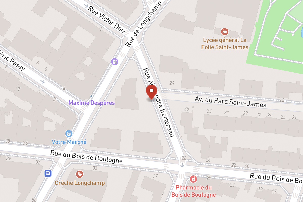 Plan de situation — 2 Rue Alexandre Bertereau