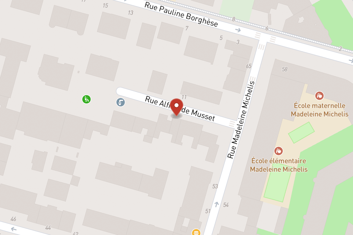 Plan de situation — 5 Rue Alfred de Musset