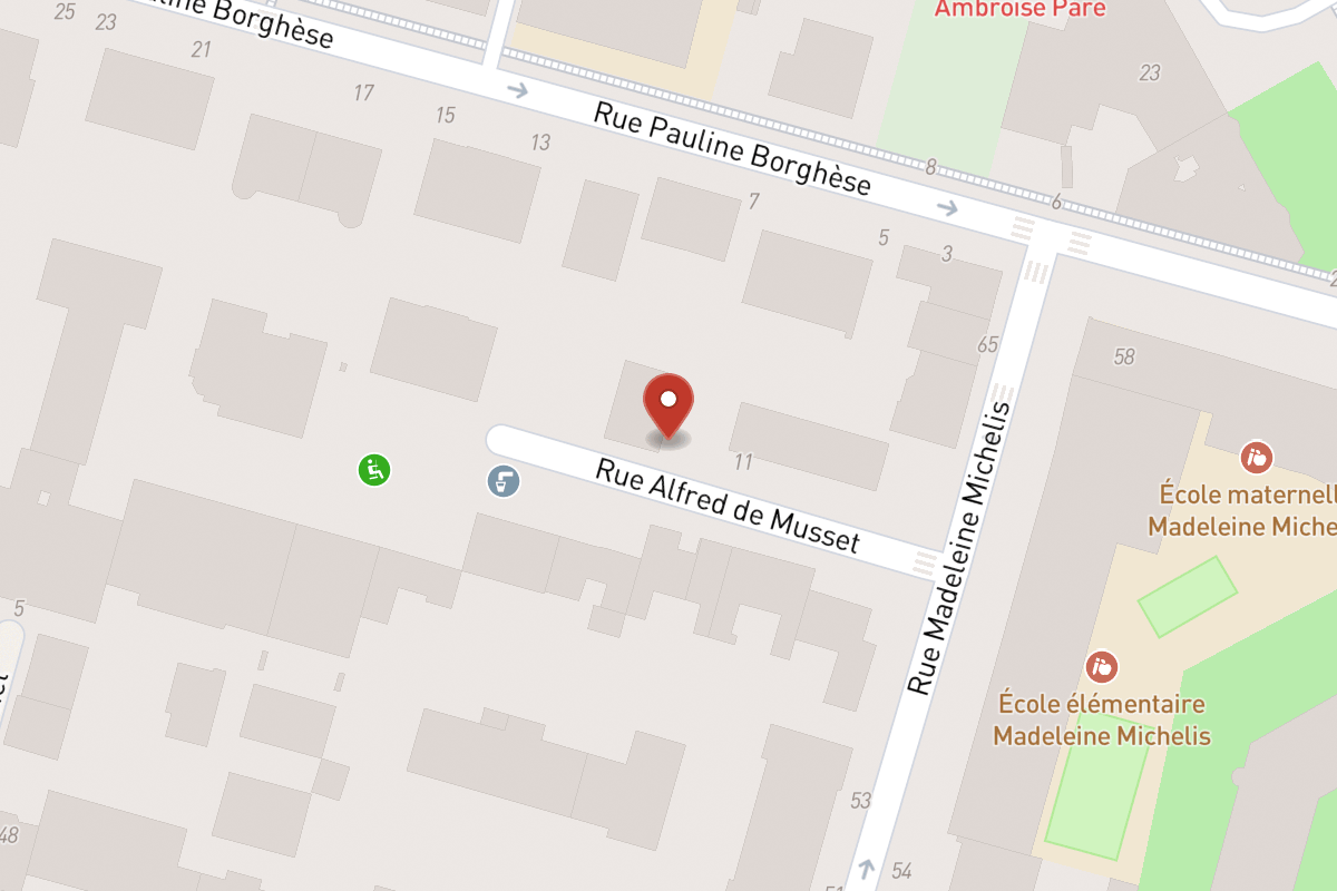Plan de situation — 9 Rue Alfred de Musset