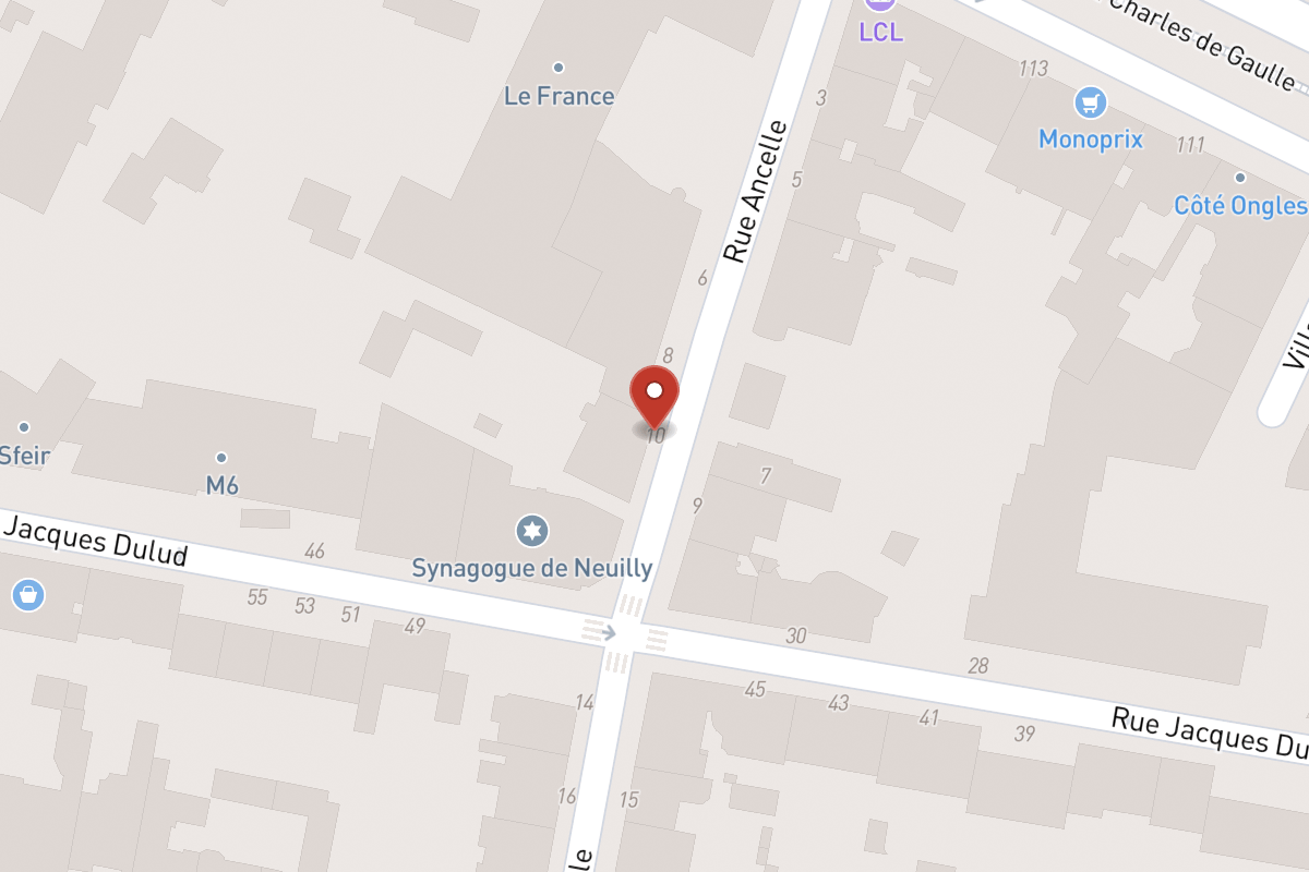 Plan de situation — 10 Rue Ancelle
