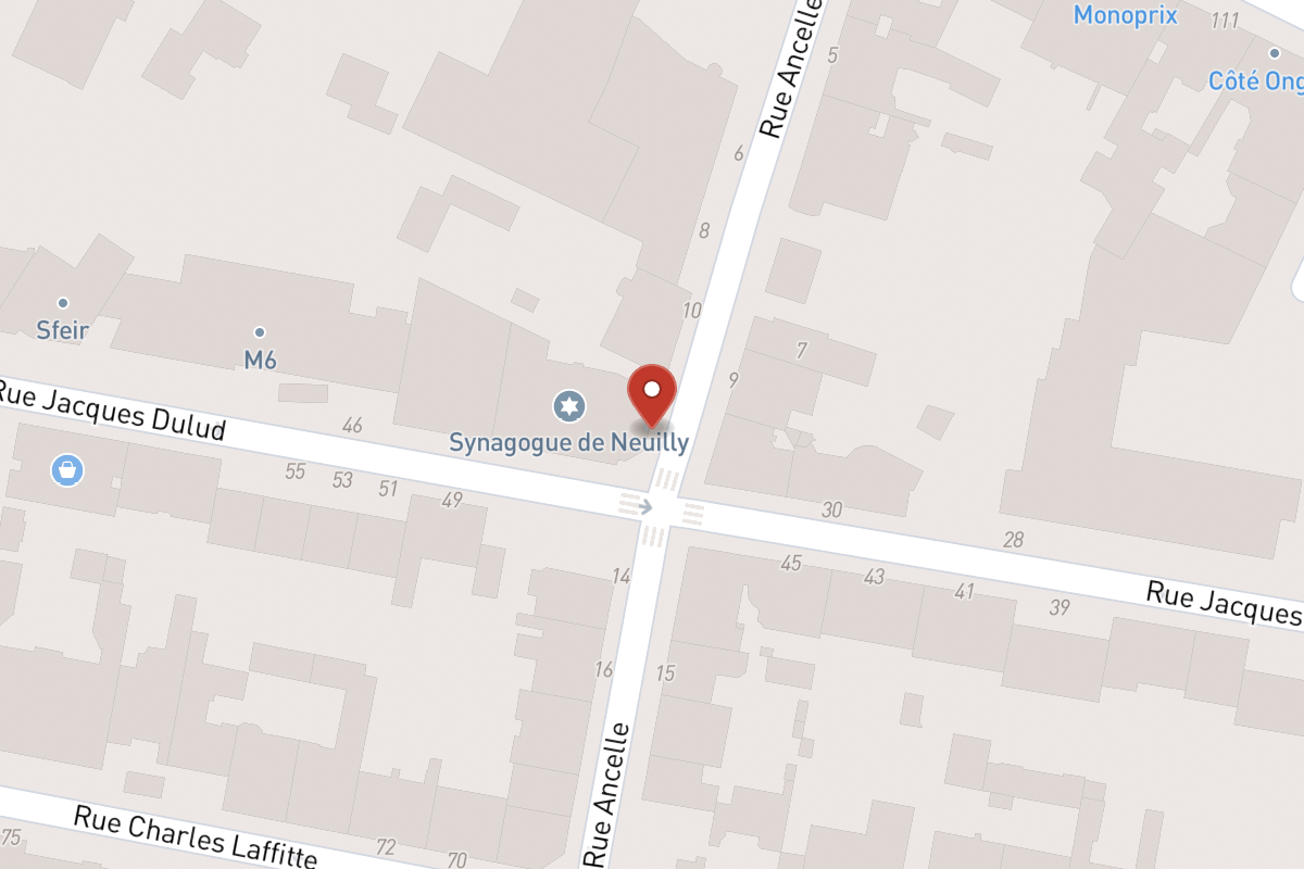Plan de situation — 12 Rue Ancelle