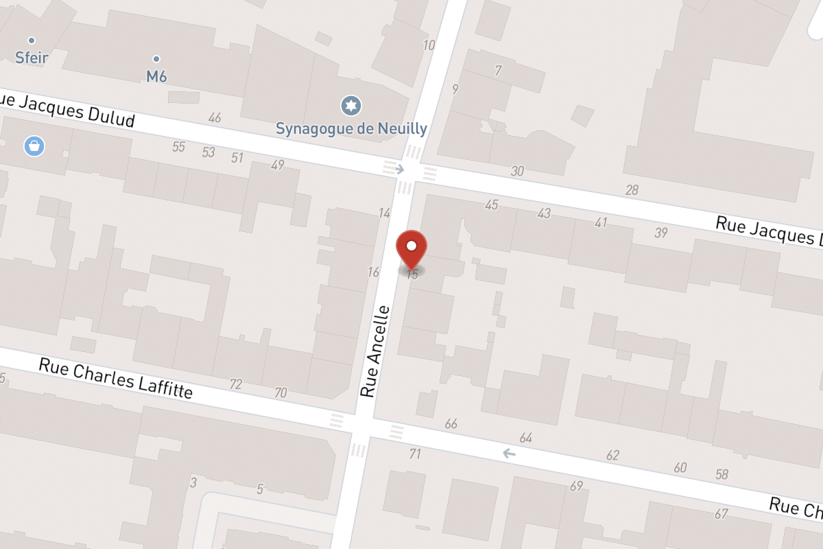 Plan de situation — 15 Rue Ancelle