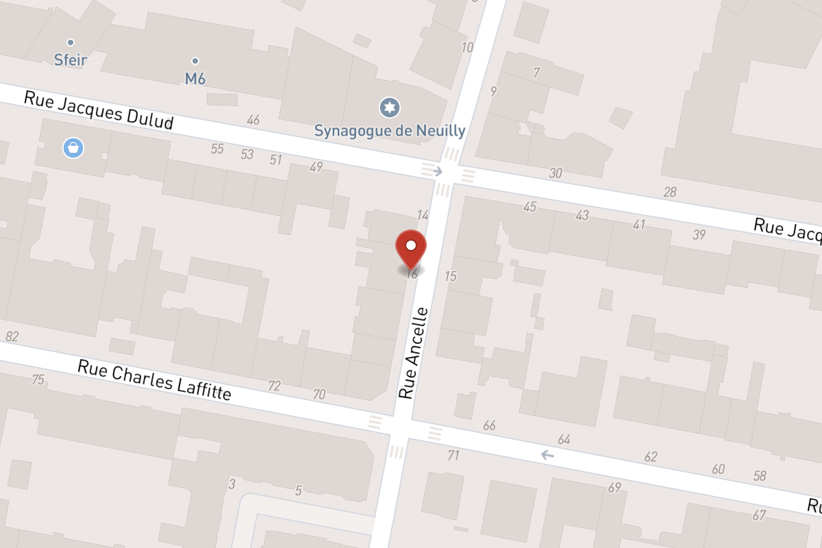 Plan de situation — 16 Rue Ancelle