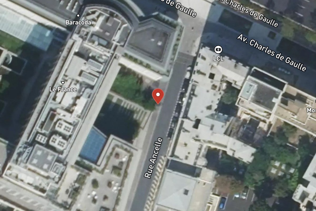 Vue satellite — 2 Rue Ancelle