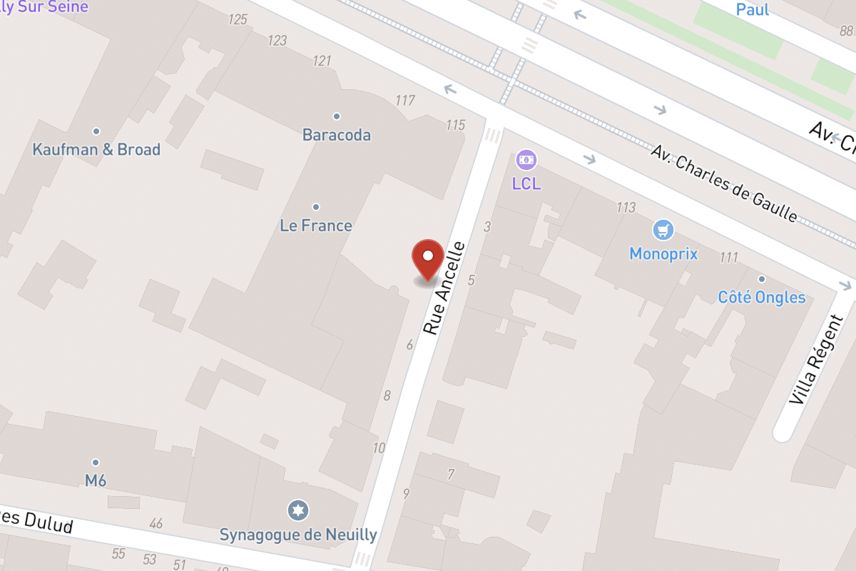 Plan de situation — 4 Rue Ancelle