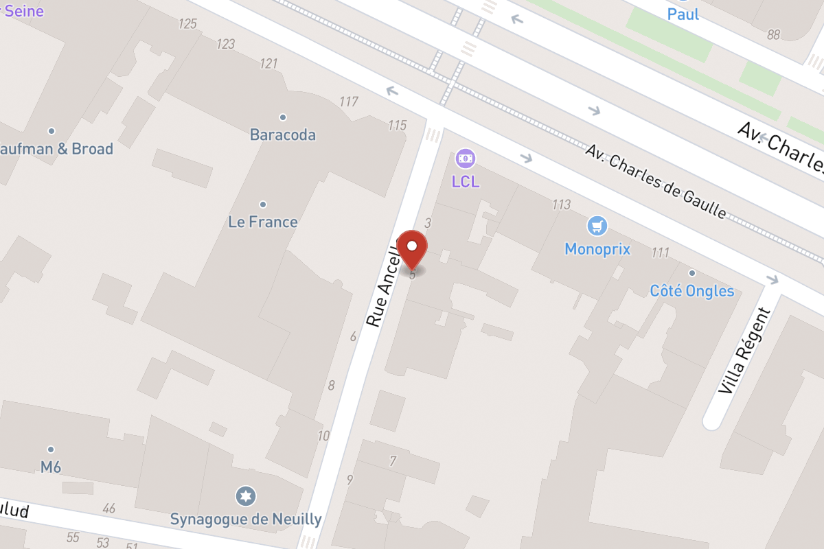 Plan de situation — 5 Rue Ancelle