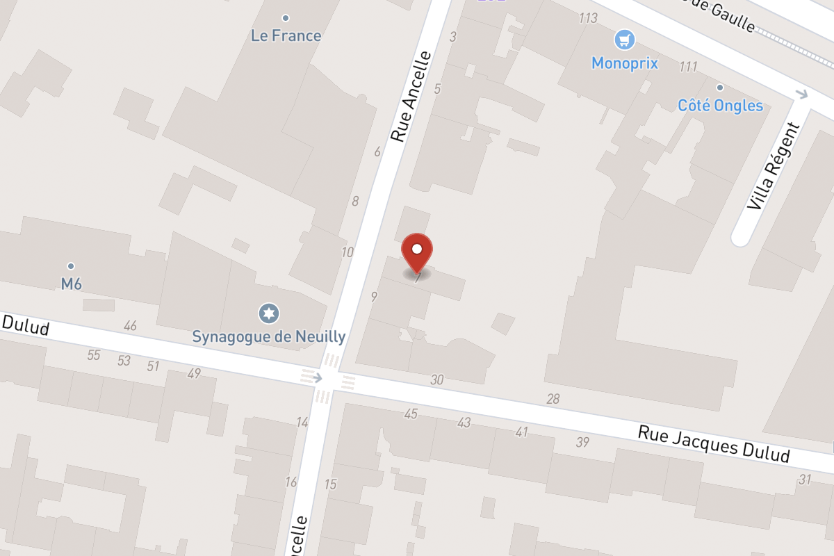 Plan de situation — 7BIS Rue Ancelle