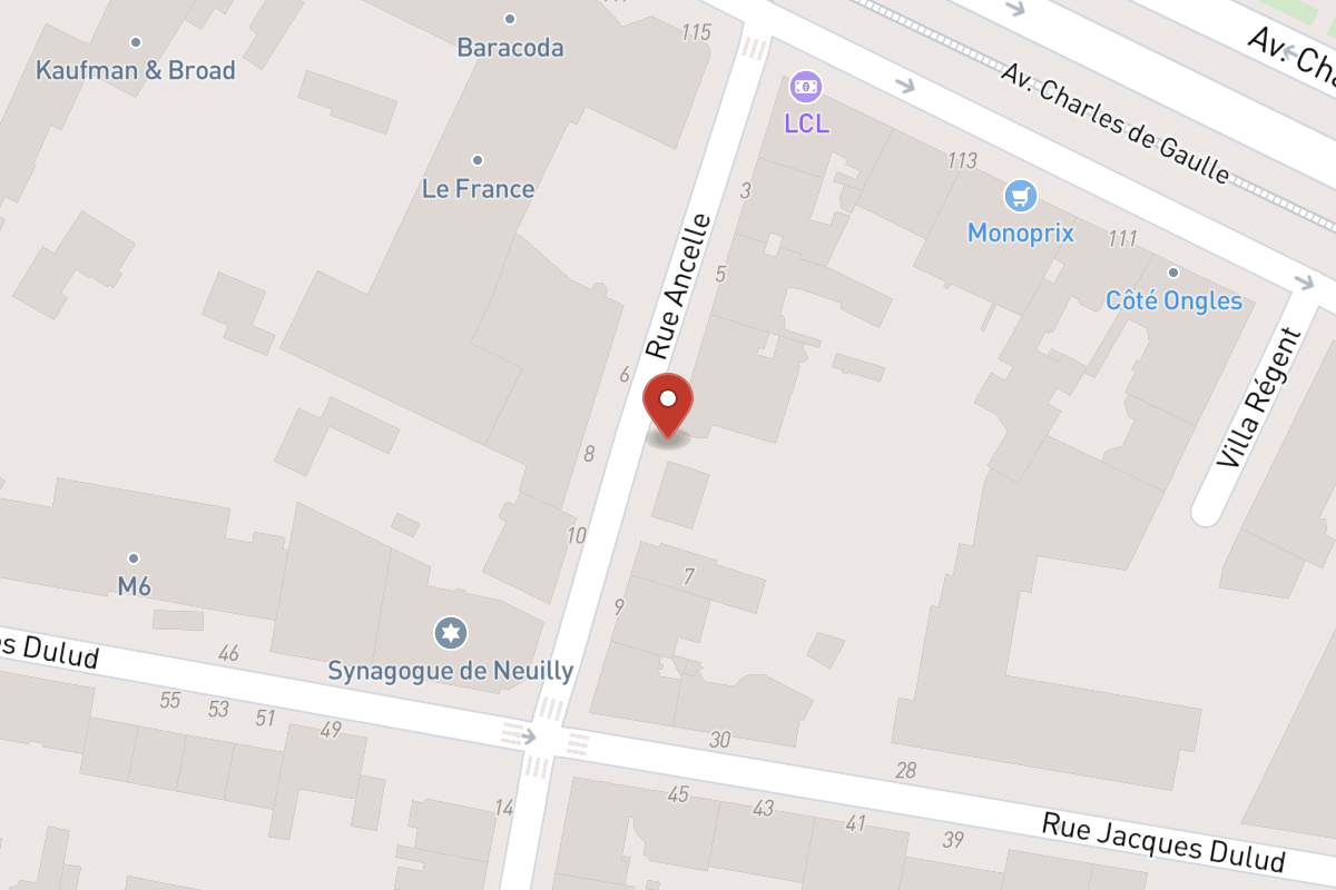 Plan de situation — 7 Rue Ancelle