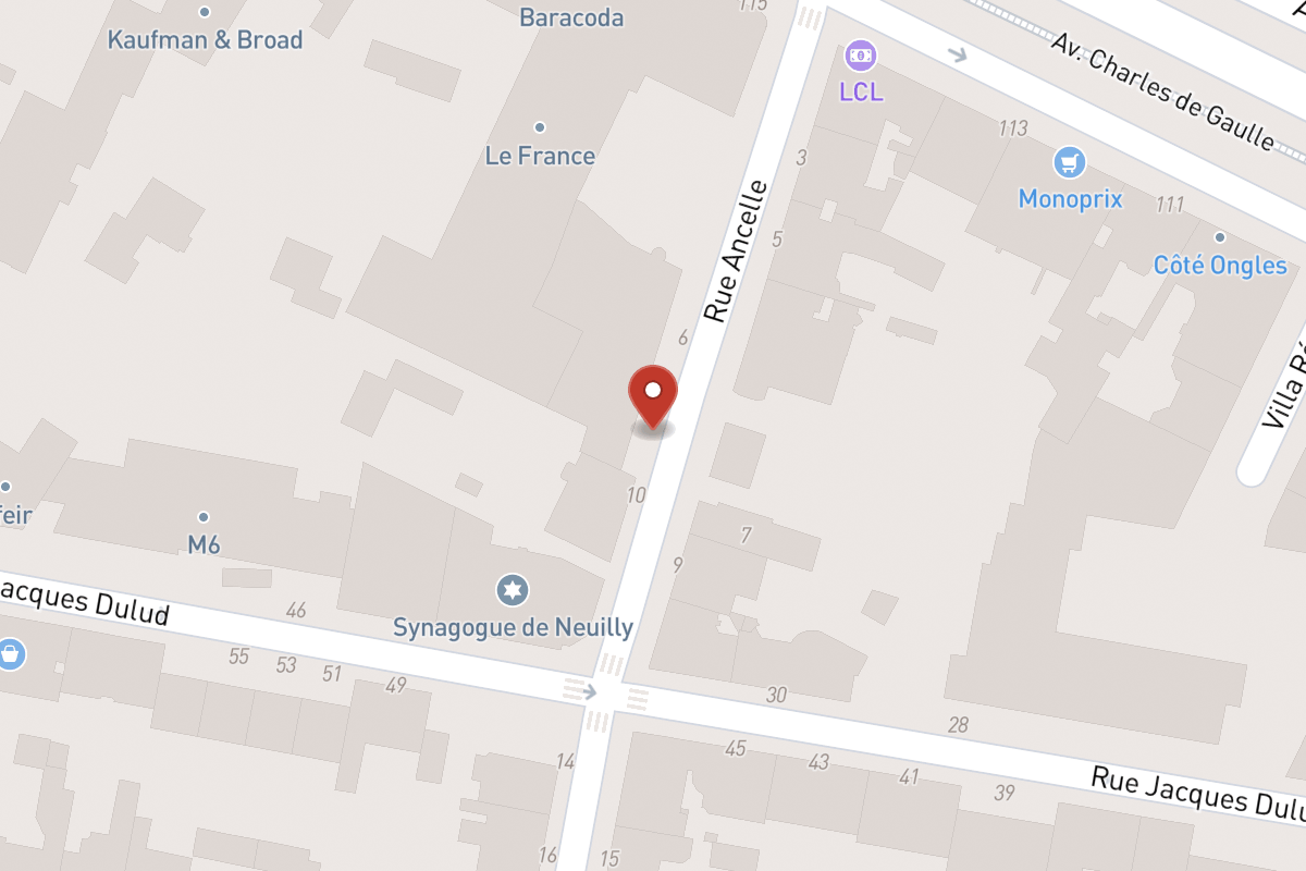 Plan de situation — 8 Rue Ancelle