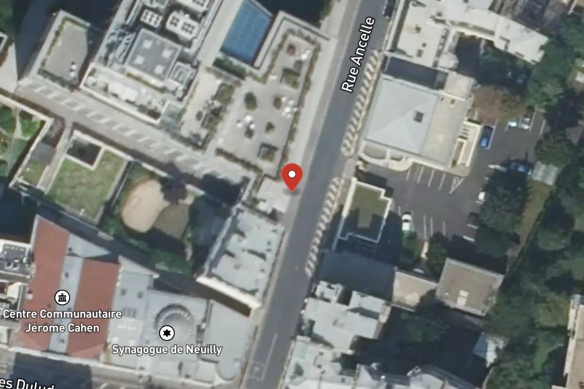 Vue satellite — 8 Rue Ancelle