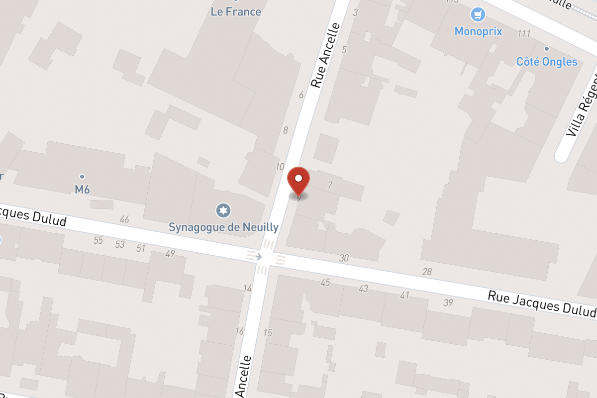 Plan de situation — 9 Rue Ancelle