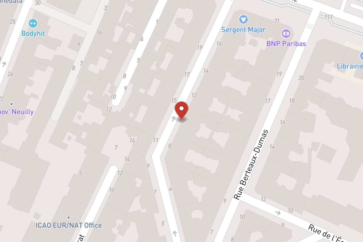 Plan de situation — 10 Rue Angélique Vérien