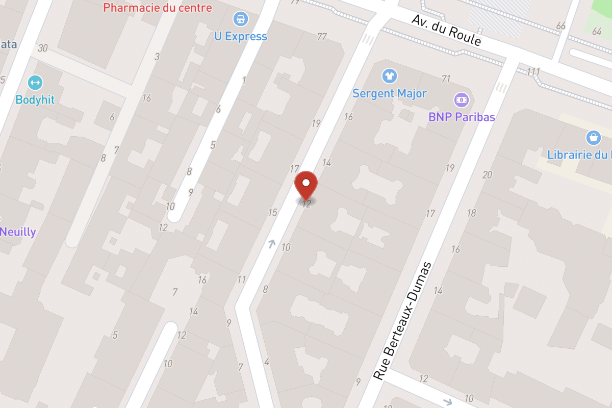 Plan de situation — 12 Rue Angélique Vérien