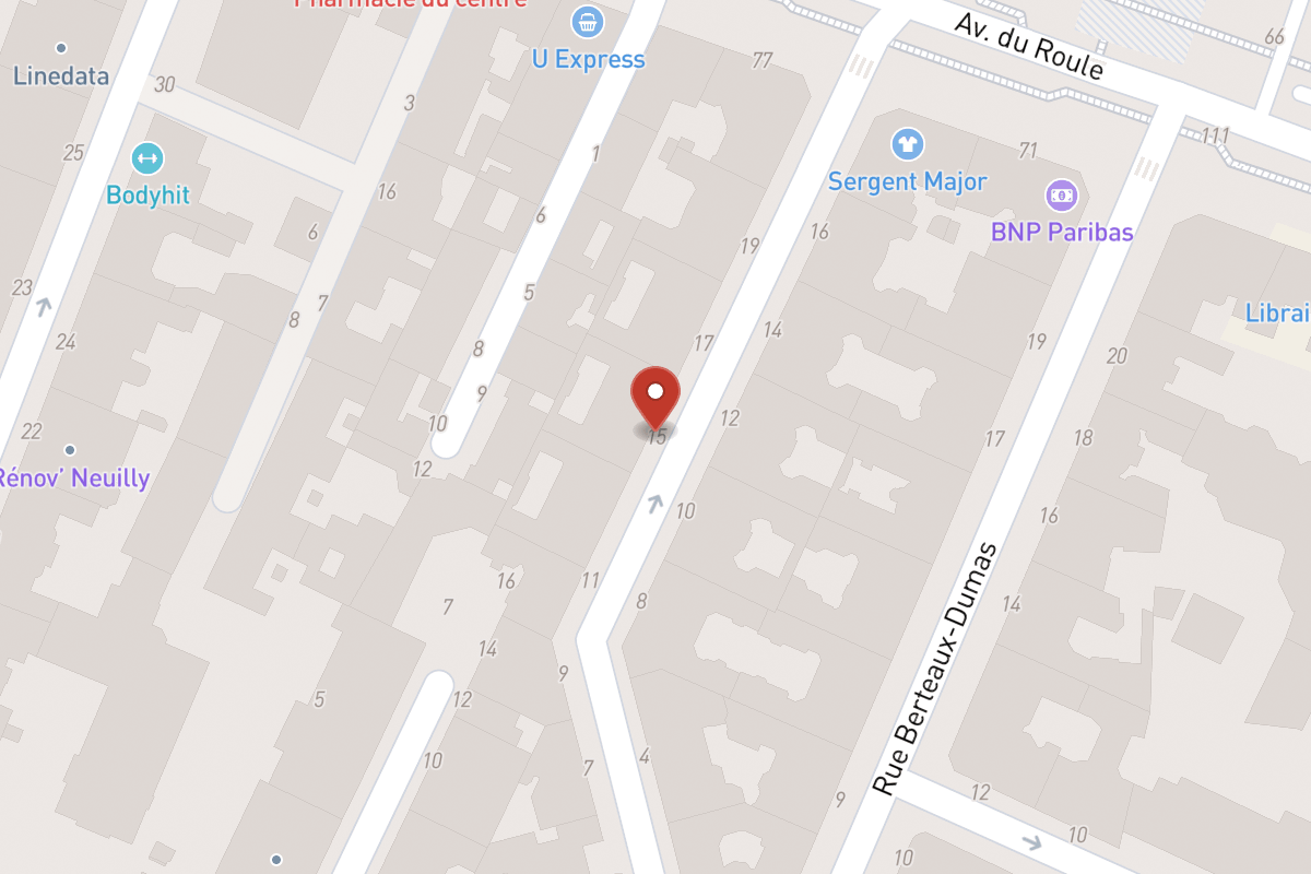 Plan de situation — 15 Rue Angélique Vérien