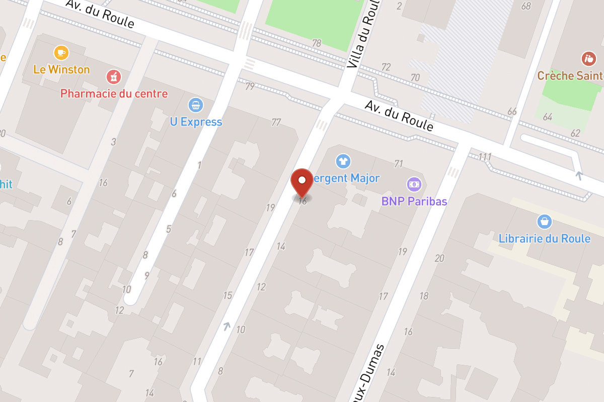 Plan de situation — 16 Rue Angélique Vérien