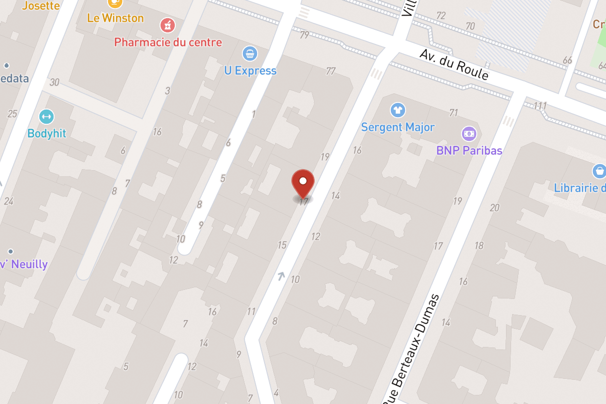 Plan de situation — 17 Rue Angélique Vérien