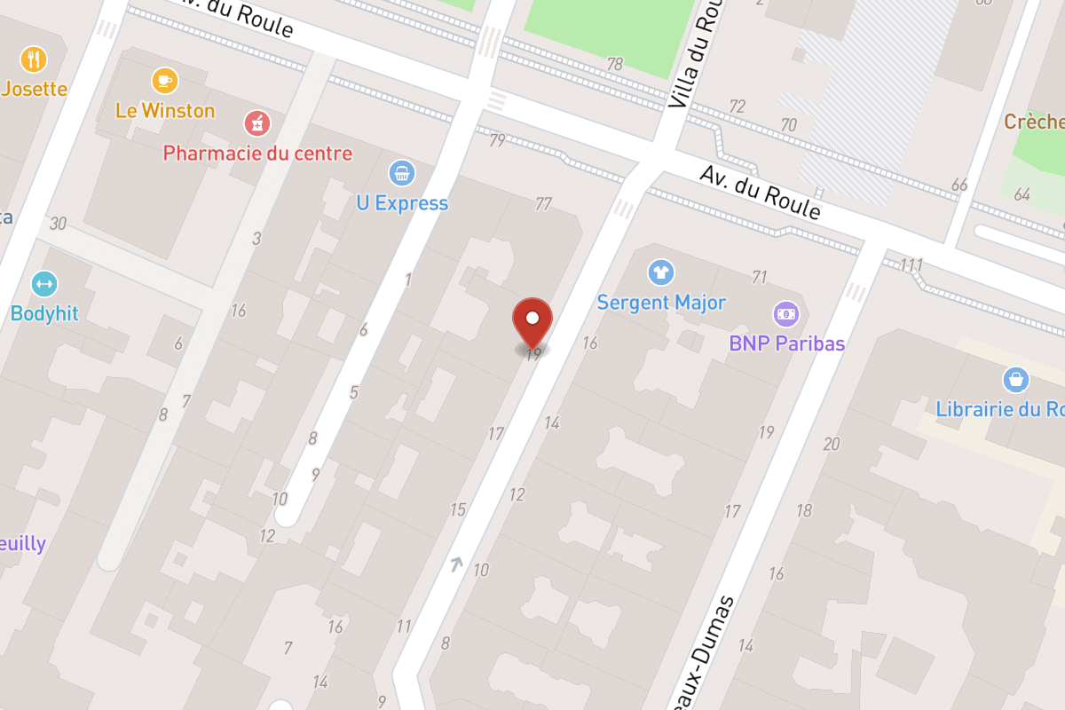 Plan de situation — 19 Rue Angélique Vérien