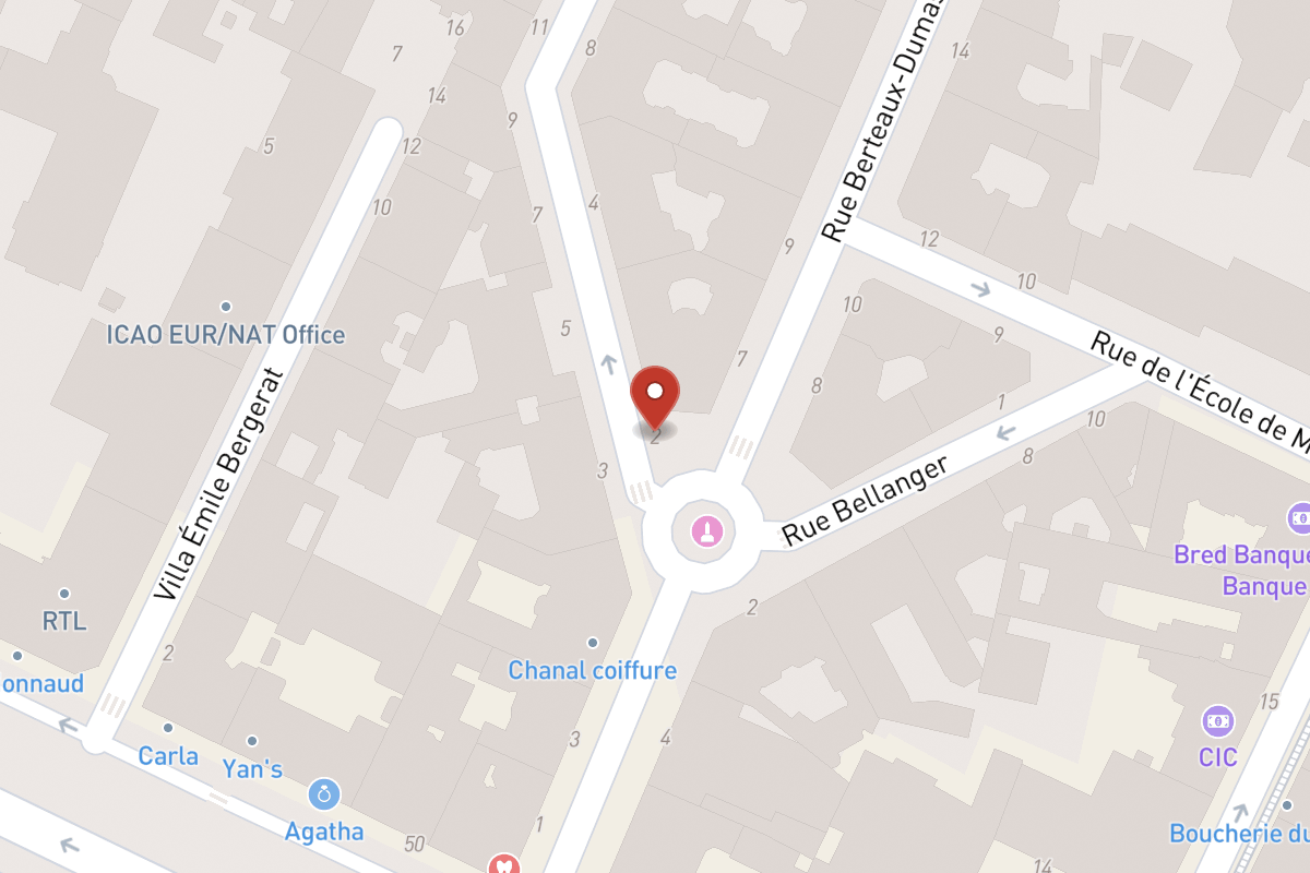 Plan de situation — 2 Rue Angélique Vérien