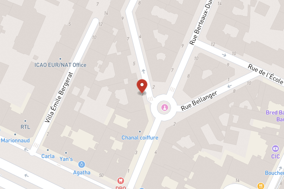 Plan de situation — 3 Rue Angélique Vérien