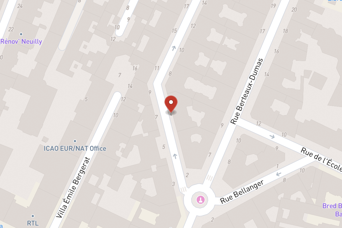 Plan de situation — 4 Rue Angélique Vérien