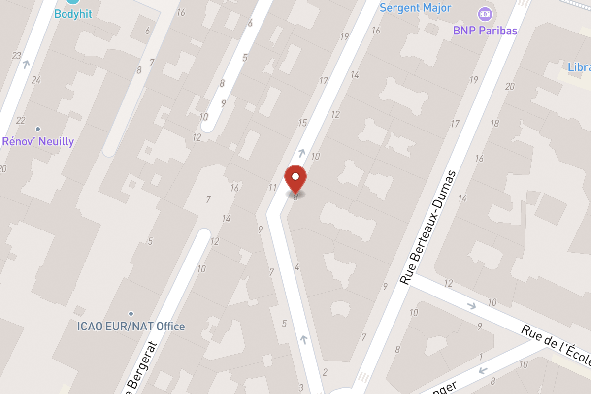 Plan de situation — 8 Rue Angélique Vérien
