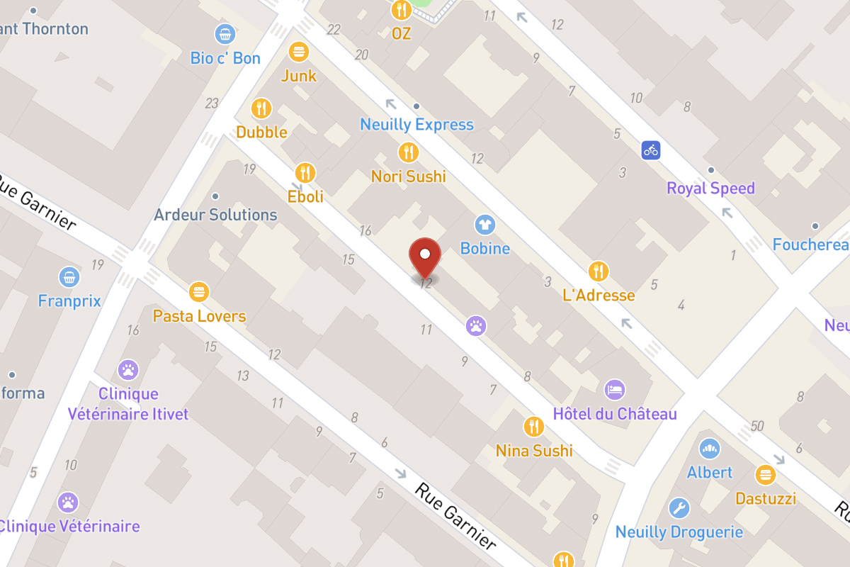 Plan de situation — 12 Rue Bailly