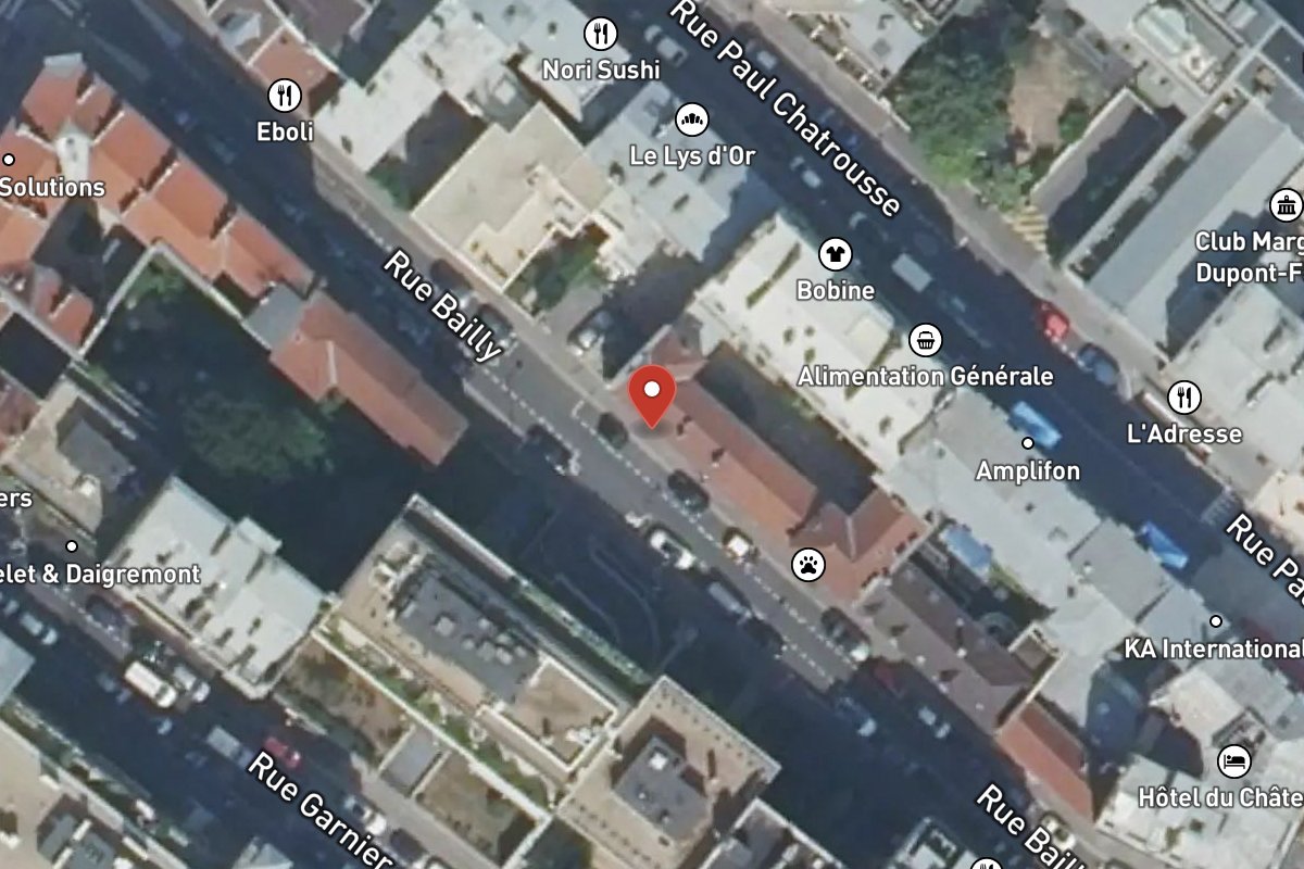 Vue satellite — 12 Rue Bailly
