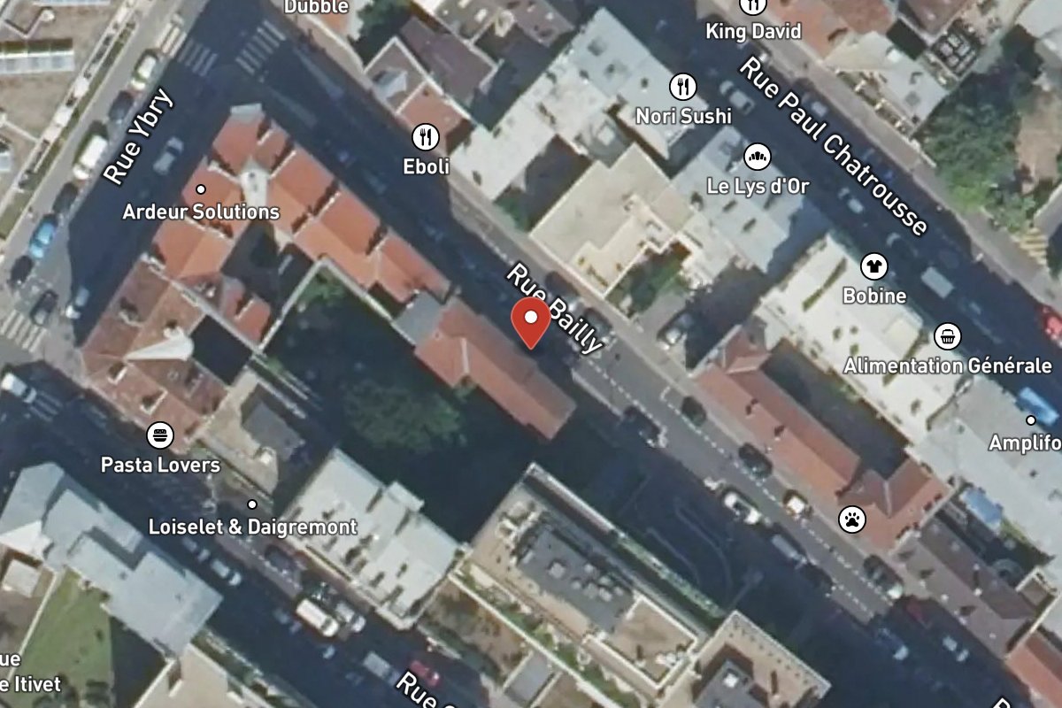 Vue satellite — 15 Rue Bailly
